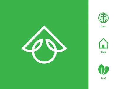 Omah Bhumi Logo brand identity branding design eco eco friendly icon logo logo design symbol vector zero waste