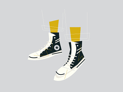 Fear of God x Converse Chuck 70 Hi Black converse fear of god flat design illustration retro sneaker sneaker art sneaker illustration sneakerhead vector vector art vector illustration