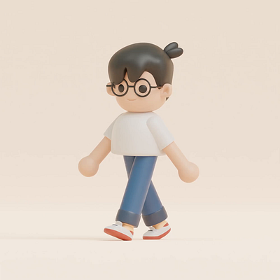 deekay's let's walk fan art 3d animation blender characterdesign design graphic design illustration motion graphics
