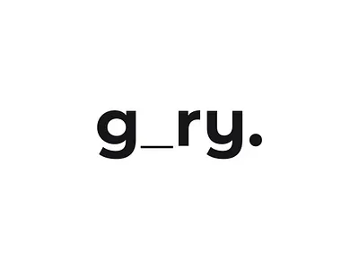 g_ry. Branding branding design minimal motion graphics portfolio typography