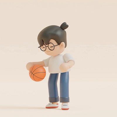 deekay dribbble🏀 3d animation blender characterdesign graphic design illustration motion graphics