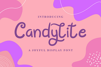 Candylite Font branding cool display font font design graphicdesign handlettering handwritten font logo unique