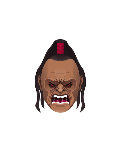 Mortal Kombat - Goro 2d 2d art 2d character art character design face fight game hero illustration illustrator mortalkombat vector