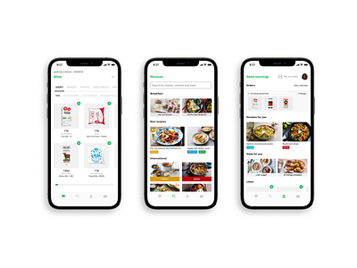 Grocery Shopping Experience for Gourmet app avant garde cook cooking delivery food gourmet groceries grocery app indian minimal natures basket product design progressive ui ux