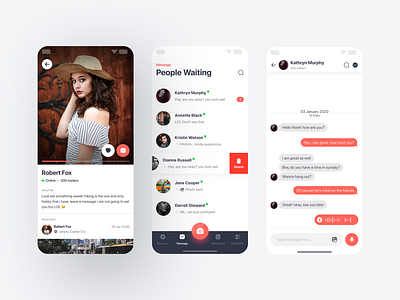 Dating app chat app clean dating dating app mobile mobile app mobile app design saas tinder trend ui uiux