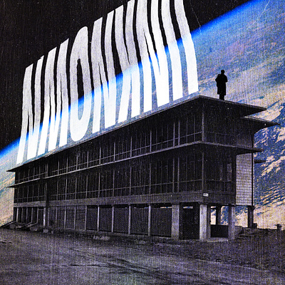 #collageretreat 110. 02/20/2021. architecture collage collage art digital collage digital illustration distorted type earth limb illustration scanner type silhouette surreal textured typography weird