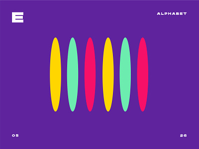 Training : Alphabet E 36days 36daysoftype 36daysoftypee branding branding concept color pallet colors concept design letter e training