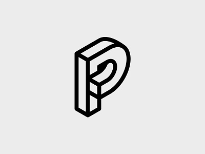 Letter P logo concept brand branding design graphic graphic design icon identity logo typography vector