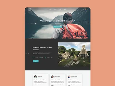 Slither travel agency / desktop version aveiro daily ui dailyui desktop elvas freelancer graphic designer grid layout minimalism slither travel travel agency travel app ui design ui designer ui ux ux ux design website design