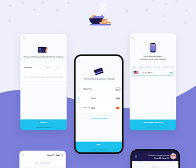 KDS - App - Ordering food 🍲 branding buying design food foodie illustration kds mobile mobile app ordering ui ux