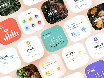 Smart watch UX UI Design smartwatch ui uiux watch ui