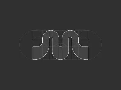 Letter M brand identity branding design letter logo logo grid logo symbol logo tutorial logomark m logo