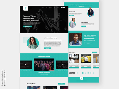 Church Website design minimal minimalism minimalist new ui deisgn ui design uiux web design webapp design webapplication website