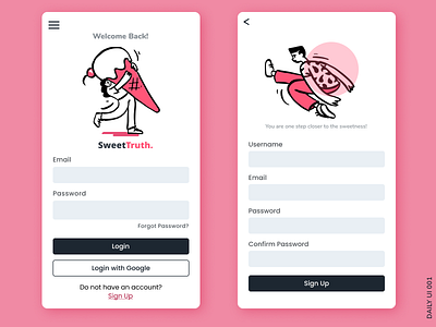Daily UI 001 daily ui 001 dailyui mobile app ui