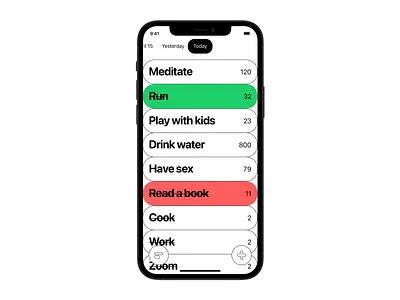 DYNAMICA APP app art clean interface ios iphone minimalist ui