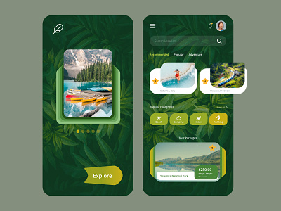 Travel App Design Concept app travel travel agency trip