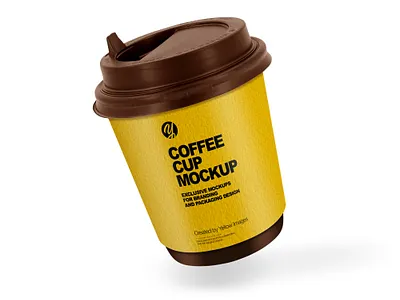 Coffee cup mockup branding coffee cup design illustrator mockup pack vector