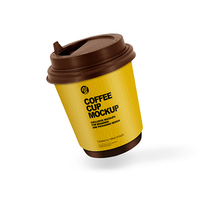 Coffee cup mockup branding coffee cup design illustrator mockup pack vector