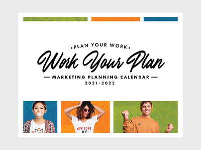 Marketing Planning Calendar 2021-2022 brand brand design brand idenity branding calendar calendar 2021 calendar 2022 graphic design illustrator marketing planner planning print schedule shirtdesign t shirt t shirts typography work