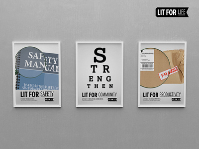 Lit for Life Poster Campaign ad campaign campaign design literacy non profit non profit nonprofit poster poster campaign poster design posters