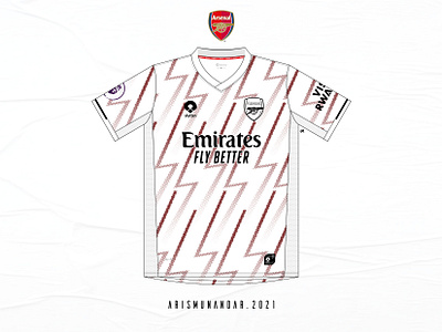 Arsenal Fantasy Kit Away 2020-2021 art design graphic design illustration illustrator logo vector