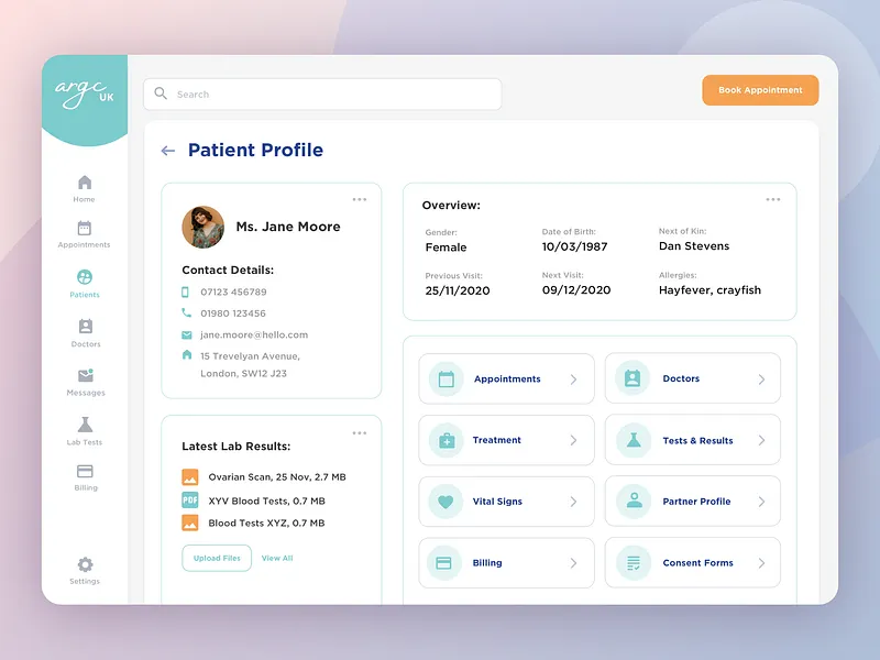 Patient Profile designs, themes, templates and downloadable graphic ...