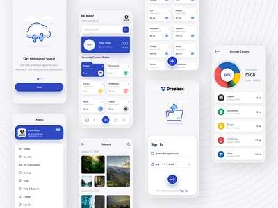 Dropbox Redesign Challenge 3d animation app design branding challanges design dropbox logo redesign services trending ui uiux