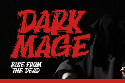 Dark Mage - Scary typeface dooglefont font typeface typography