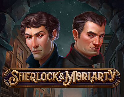 Sherlock&Moriarty 2d art 2d character character art character design characters environment design game art illustration slots