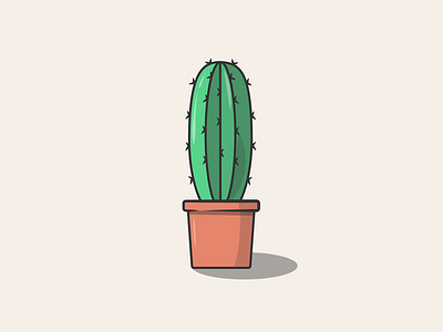 Cactus Illustration 🌵 adobe illustrator cactus cactus illustration design flat design graphic design illustration illustrator instagram plant side project vector art vector illustration vectorart