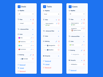 Filter System with Complications adobexd app colors filter filters group navigation sidebar sidebar menu sidebar navigation ui ux