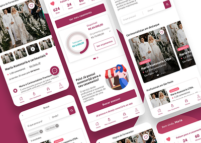 SNN - Appshots app bride ui design wedding