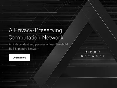 ARPA Network 3d black dark lines network penrose tech triangle ui web3