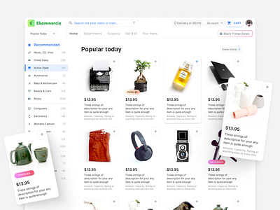 Figma Dashboard UI kit — Material ecommerce templates app dashboard design ecommerce figma material shop shopping templates ui ui kit web