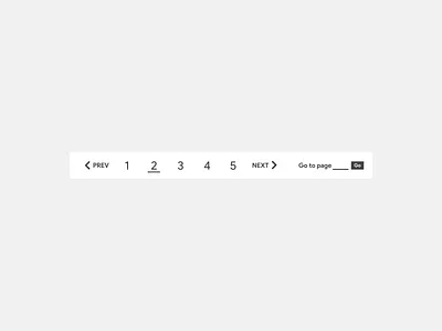DailyUI Challenge 085 - Pagination dailyui dailyuichallenge design flat go button go to page minimal next pagination prev ui