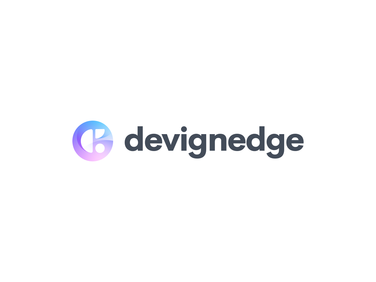 Devignedge Logo Animation 3d after effects animated logo animation animation design brand brand animation branding devignedge graphic design icon animation interaction intro logo logo animation logo reveal mhmanik02 motion graphics ui uiux