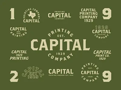 Lockups for Capital Printing lockup type