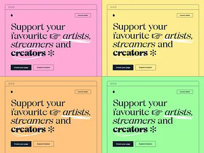 Landing page explorations branding hero image hero section homepage landing page landing page ui typography ui