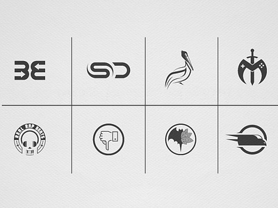 Icons / 2022 art bat branding design game controller gun icons illustration leaves logo music pelican rap sword thumb down train twitch vector video game violence