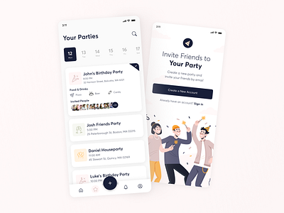 Event App app app design event event app events mobile app mobile ui ui ui design uidesign ux uxdesign