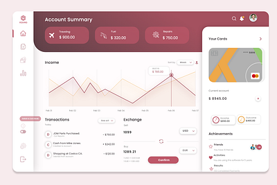 Mikro Finance Management Dashboard app application application design clean dark mode design icons landing page design minimal saas design ui ui ux ui design ux web