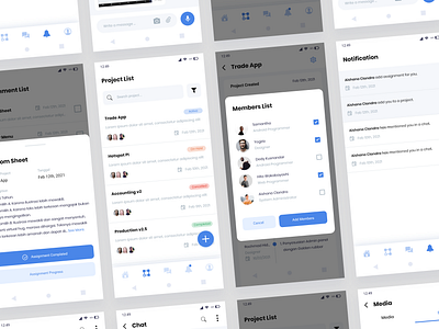 Project Management App app app design design mobile ui project management ui ui ux uidesign user experience user interface ux work management