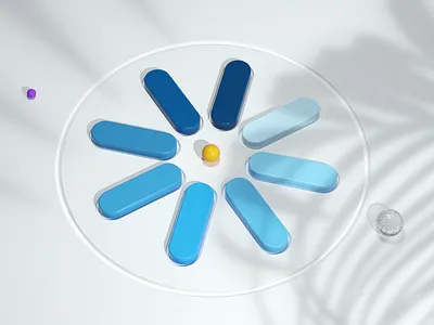 Loading... 3d animation art c4d cinema4d colorful design graphic design loading loadingbar motion graphics render ui