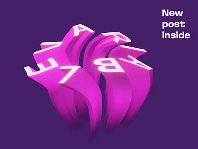 Variable fonts in real life: how to use and love them 3d 3d art abstract animation design font illustration motion motion graphics shapes type typeface ui user interface ux variable fonts