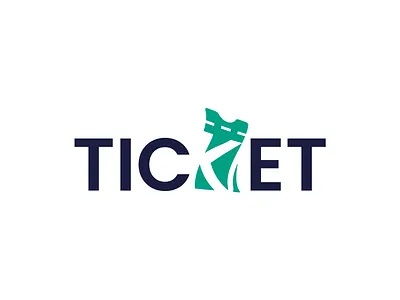 Ticket Logo air logo air ticket airplane logo booking logo branding company creative logo logoawesome logodesign logoinspiration logosix logotype minimal modern professional ticket ticket logo