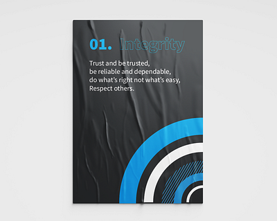 Company Values company branding company poster company values poster poster design