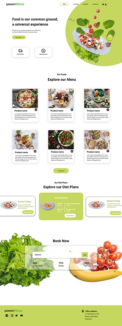 healthy web awesome design green healthy healthyfood nature uidesign vegetables web web design website