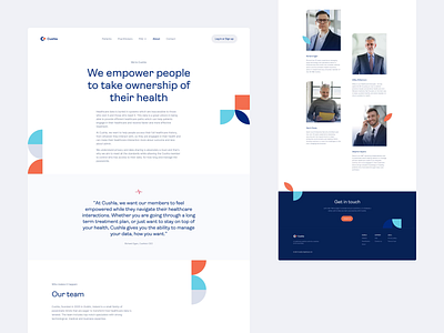 Cushla – website animation b2b blue clean design desktop healthcare homepage landing landing page product design saas ui user experience user interface ux video web website