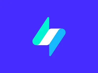 Voltus - energy logo bend bolt branding electricity fold geometric identity lightning logo mark power ribbon symbol volt voltus