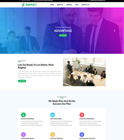 Free Consultant Website free template free website template website template